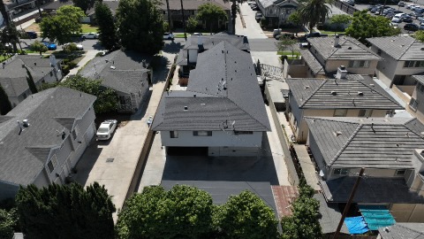 Completed Dena Roofing Pros shingle roof